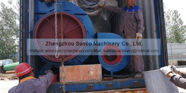 Induced draft fan for chicken manure dryer machine