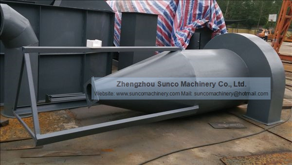 cyclone dust separator for chicken manure dryer