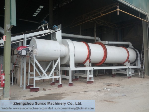 sand rotary dryer, sand drying machine