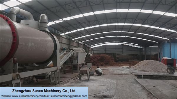 oil palm fiber dryer machine, rotary palm fiber dryer, palm fiber drying system