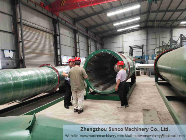 Chicken Manure Dryer Machine for Saudi Arab Clients,