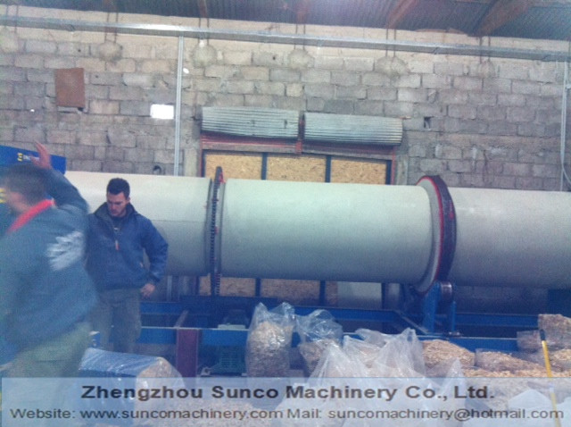 1.2 ton/hour Wood Shavings Dryer,