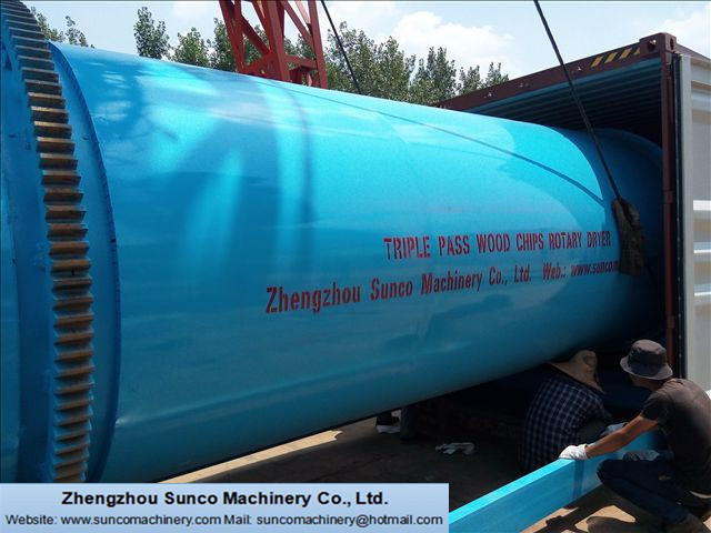 wood chips dryer machine for Bulgaria client